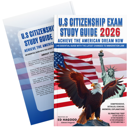 U.s CitizenShip Exam Study Guide 2026 (Hardcover)